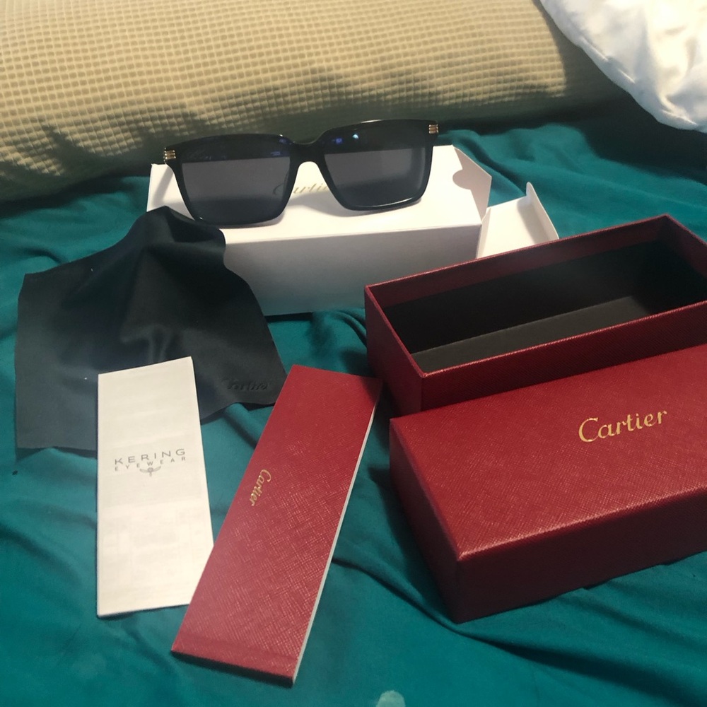 Cartier square frame shades
